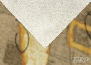 CONDOR CARPETS Metrážový koberec LIBRA 300, šíře role 400 cm, Hnědá, Vícebarevné