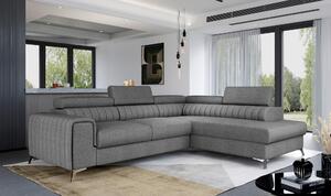 ROHOVÁ SEDAČKA, textil, šedá MID.YOU - Sedací soupravy, Online Only
