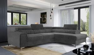 ROHOVÁ SEDAČKA, textil, antracitová MID.YOU - Sedací soupravy, Online Only