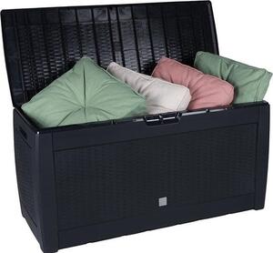 Úloný box Lifetime Garden Living Style - zahradní box na poltáe s koleky - 310 litr - erný