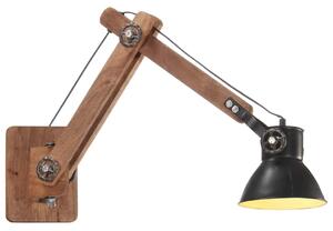 Nástěnná lampa industriální styl černá kulatá E27 320577