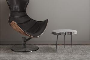 Kayoom Odkládací stolek Wood Art 125 Stříbrná