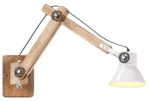 Nástěnná lampa industriální styl bílá kulatá E27 320578