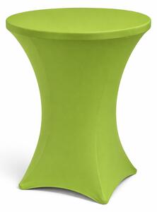 Strečový potah na bistro stolek Ø 80 cm – elastický ubrus (více barev) barva Světle zelená