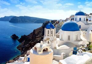 Fototapeta vliesová: Thira, Santorini - 152,5x104 cm