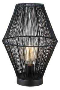 Černá stolní lampa s kovovým stínidlem (výška 38 cm) Casa – Markslöjd