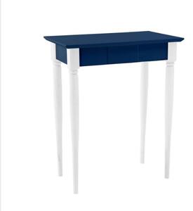 Psací stůl MAMO 65x40 cm - bílé nohy / námořnická modř