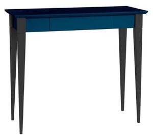 Psací stůl MIMO - 65x40cm Černé nohy / petrolejově modrá