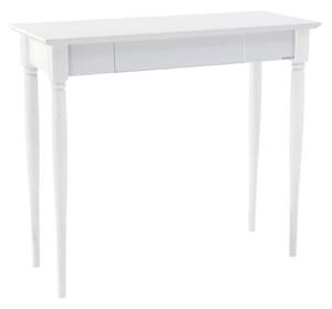Psací stůl MAMO 85x40 cm - bílý / bílé nohy
