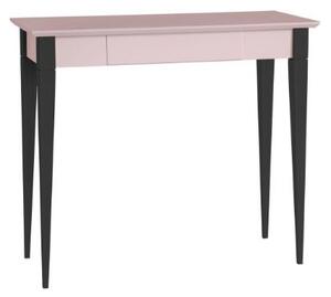 Psací stůl MIMO - 65x40cm Černé nohy / růžová barva