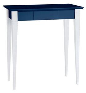 Psací stůl MIMO 65x40cm Bílé nohy / námořnická modř