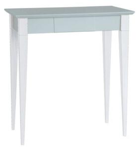 Psací stůl MIMO 65x40cm - bílé nohy / světle šedá