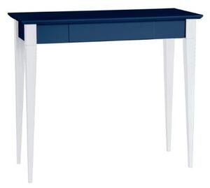 Psací stůl MIMO 85x40cm Bílé nohy / námořnická modř