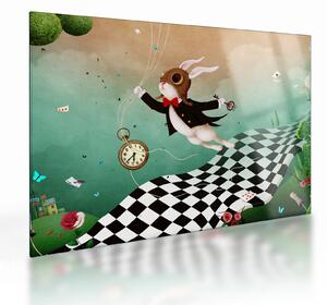 Skleněný obraz - Fantasy králíček (70x50 cm)