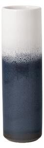 Villeroy & Boch Lave Home Velká modro-bílá váza Nek Cylinder