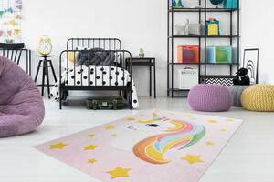 Lalee Dětský kusový koberec Joy 208 Pink Kusový koberec