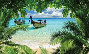 Fototapeta vliesová: Hawaii pláž - 184x254 cm