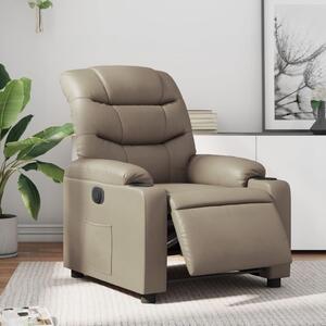 Elektrické polohovací křeslo cappuccino umělá kůže 3206591