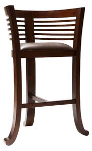 Barová židle třínohá Čokoládová