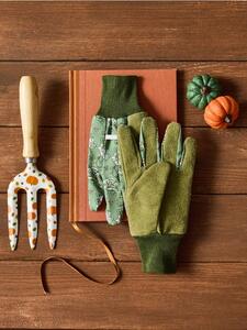 Sinsay - Zahradní rukavice s květinovým motivem - zelená