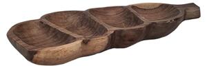 Dřevěná mísa rozdělená z palisandru