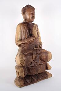 Soška Buddhy dřevěný velký