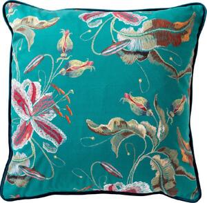 Dekorační povlak na polštář FANNY EMERALD 45x45 cm, zelený