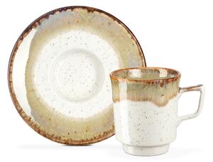 Madame Coco Porcelánové šálky na kavu, 100 ml, Bonnie Barva: Béžová