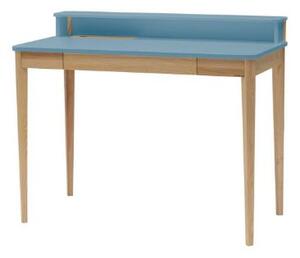 ASHME Psací stůl š 110 x hl 56 x v 75cm - modrý