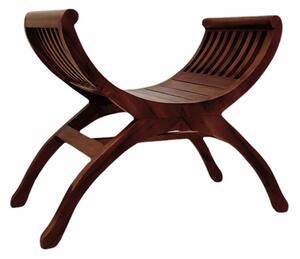 Židle Kartini s dřevěným sedákem Medová