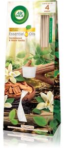 Air Wick Essential Oils Sandalwood & Warm Vanilla aroma difuzér s náplní 30 ml