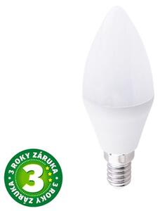 Prémiová LED žárovka svíčka E14 7,5W 700lm studená, ekv. 53W, 3 roky záruka