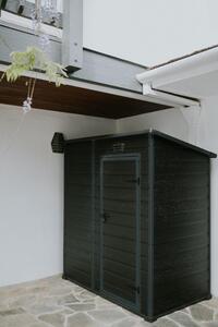Zahradní domek Keter Essential Shed 6x4 - 112 × 184 × 195 cm - tmav edý/erný