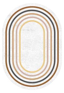Bílý koberec běhoun 80x200 cm – Rizzoli