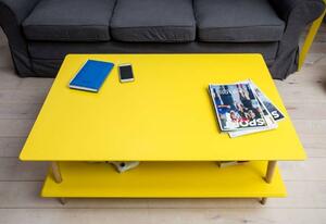 KORO LOW Konferenční stolek š110 x hl70cm modrý