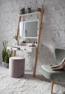 LENO Opěrný toaletní stolek 79x183cm Ashwood růžový