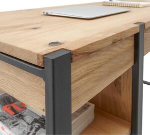 PSACÍ STŮL, černá, dub wotan, 150/60/75 cm Livetastic - Kancelářské stoly, Online Only