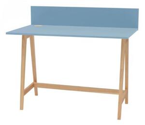 LUKA Ashwood Psací stůl 110x50cm modrý