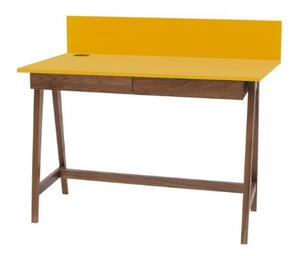 LUKA Psací stůl 110x50cm se zásuvkou Dub žlutý