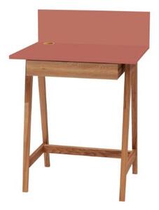 LUKA Psací stůl 65x50cm se zásuvkou Dub růžový