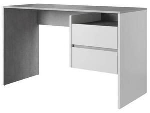 PSACÍ STŮL, bílá, 125/51,6/75,5 cm P & B - Kancelářské stoly, Online Only