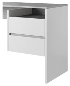 PSACÍ STŮL, bílá, 125/51,6/75,5 cm P & B - Kancelářské stoly, Online Only
