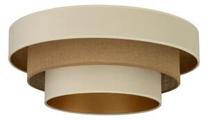 Stropní svítidlo WENTA 1xE27/60W/230V pr. 50 cm béžová/juta