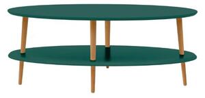 OVO nízký konferenční stolek š 110 x hl 70cm - zelený