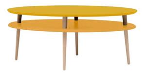 OVO HIGH Konferenční stolek š 110 x hl 70cm - žlutý