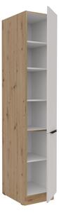 Vysoká kuchyňská skříňka Solea 40 DK-210 2F, Barva: dub artisan / kašmír 5903211473012