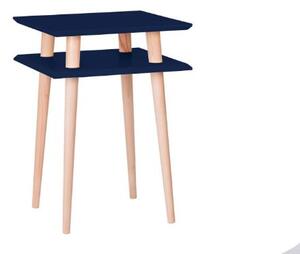 SQUARE Konferenční stolek 43x43x61cm námořnická modrá