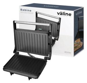 Kontaktní gril Väline Babine, grilovací plocha 23x14cm, 850W, černý, 3 roky záruka