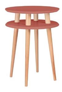 Boční stolek UFO prům. 45cm x V 61cm růžový