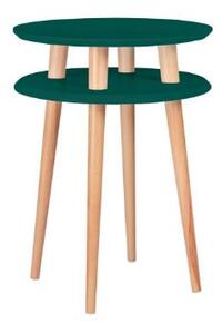 Boční stolek UFO prům. 45cm x V 61cm zelený